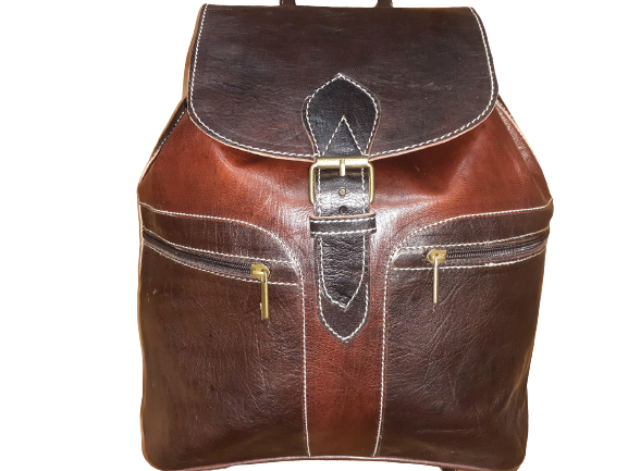 Mochila Fez doble cremallera grande combinada