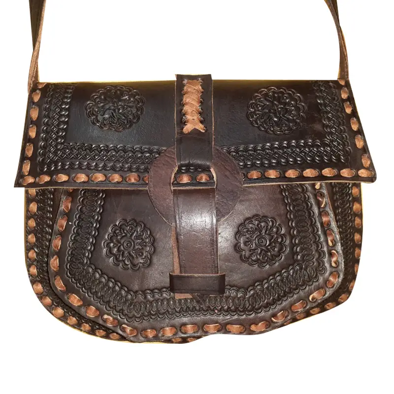 Bolso Poligono Ovalado Aro Mediano