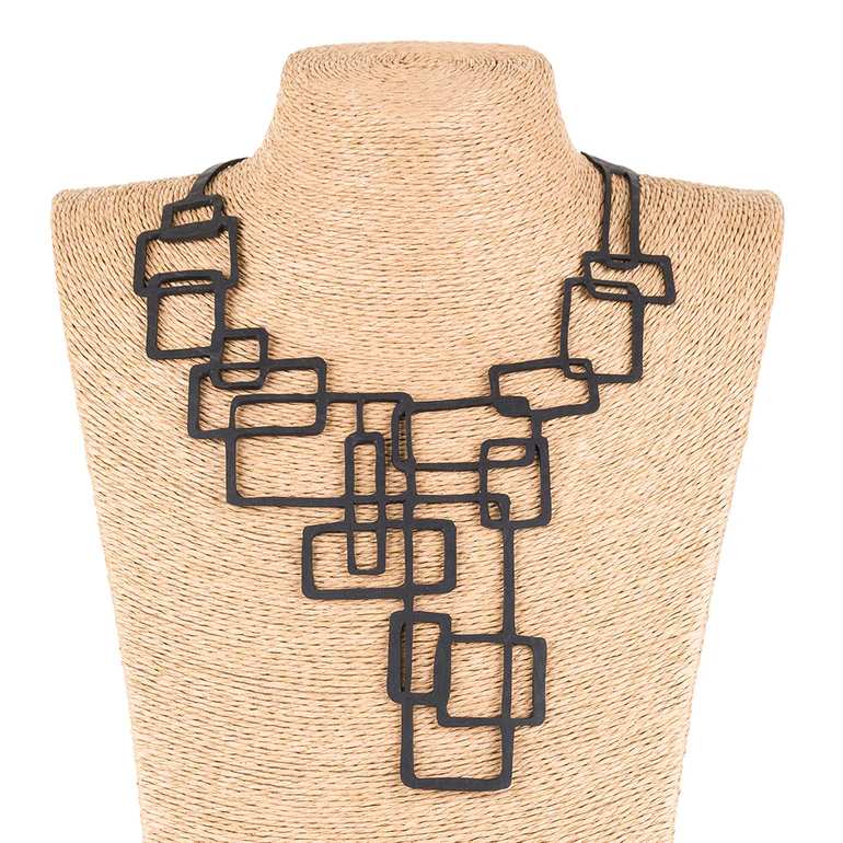 Belinda Statement Rubber Necklace