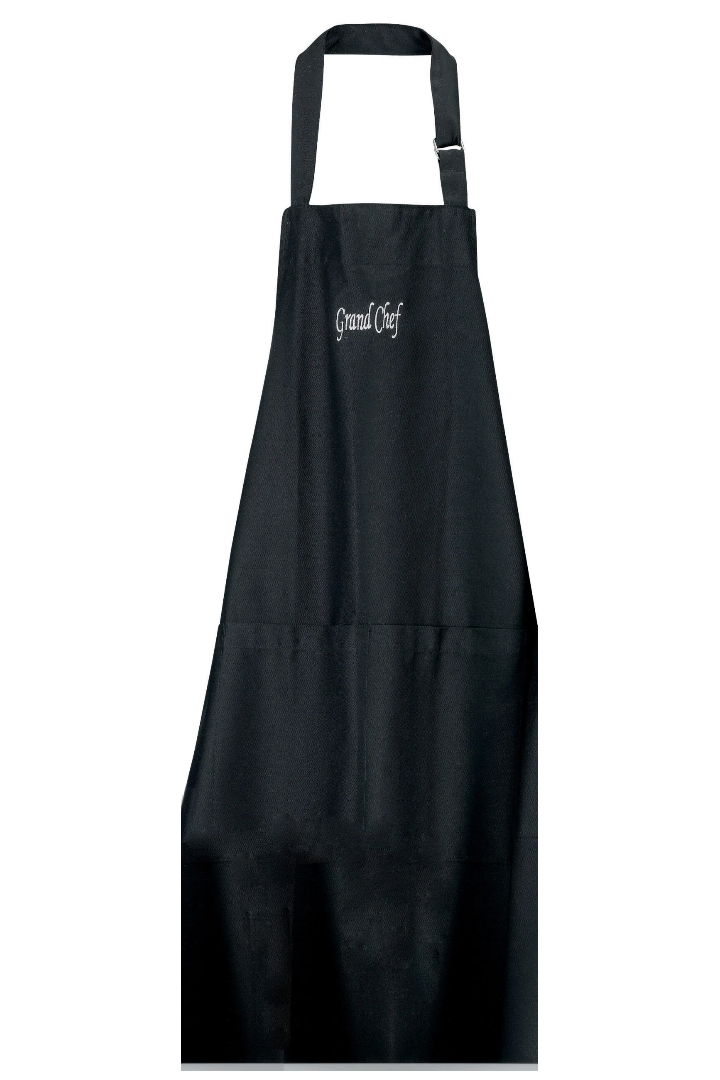 Grand chef Kitchen Apron Noir 75 X 90