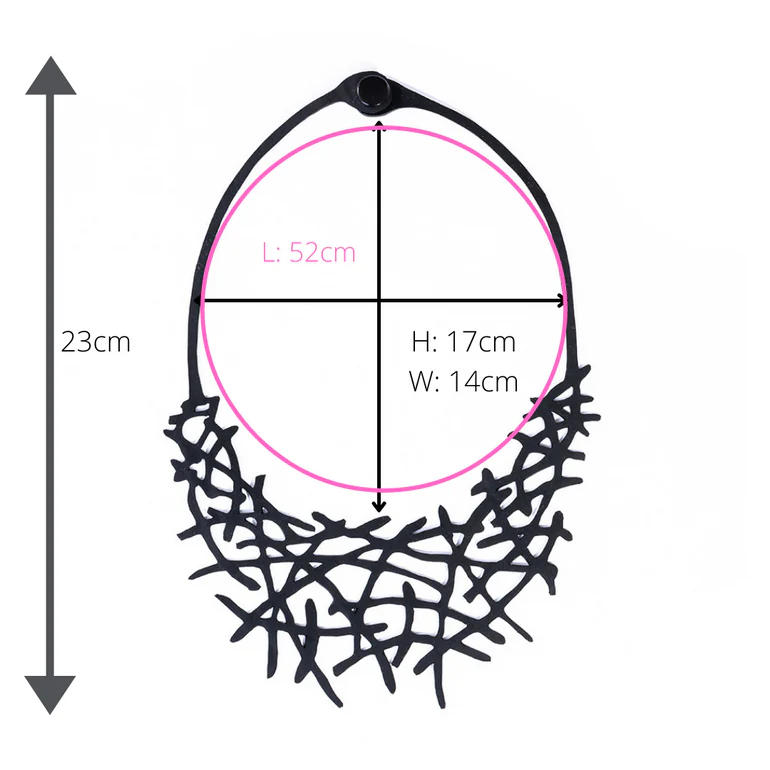 Alga Eco Friendly Rubber Necklace - Image 2