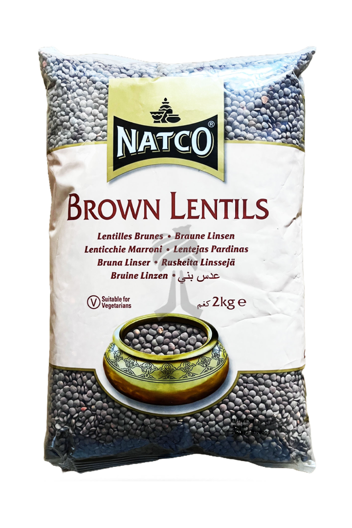 Natco Brown Lentil 6X2KG