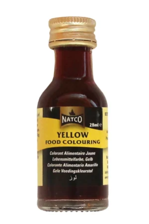 Natco Yellow Food Colouring - Liquid 12X28ml