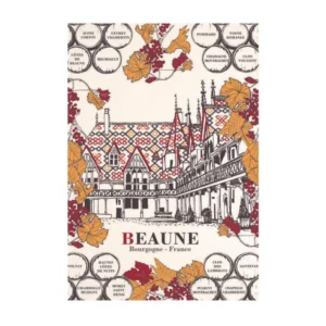 Bourgogne Beaume Tea Towel Écru 72 X 48