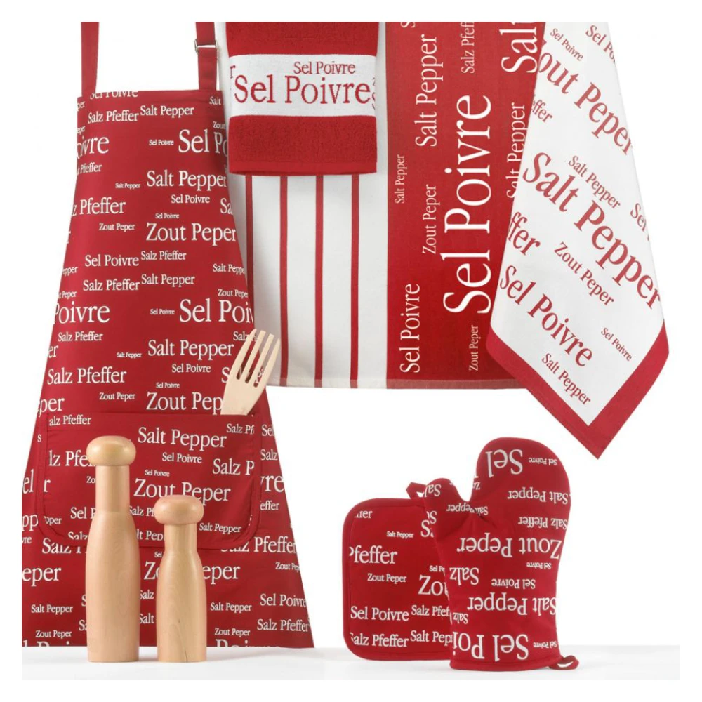 Sel & Poivre Linen-Cotton Tea Towel Rouge 50 X 70 - Image 2