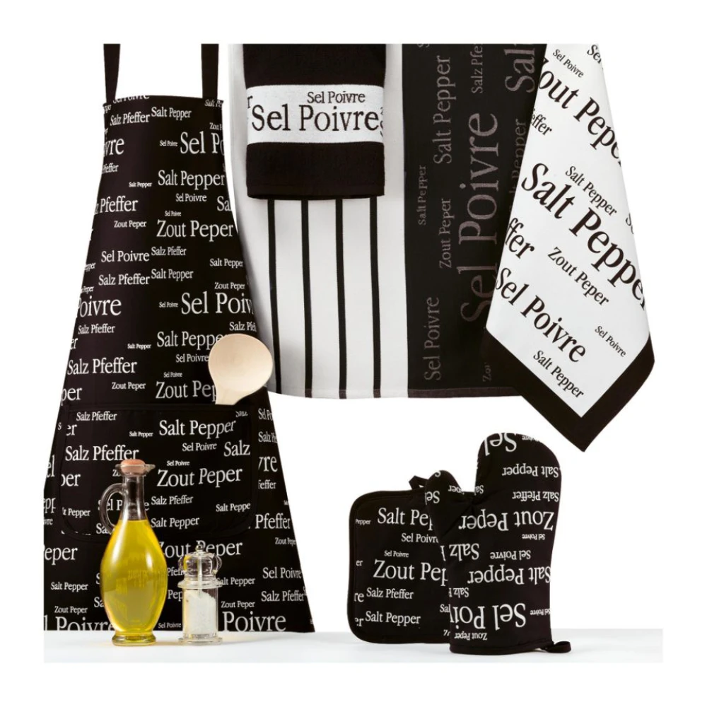 Sel & Poivre Oven Mitt Noir 18 X 28 - Image 2