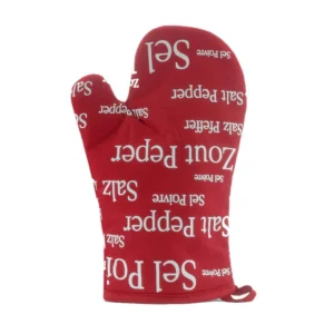 Sel & Poivre Oven Mitt Rouge 19 X 32