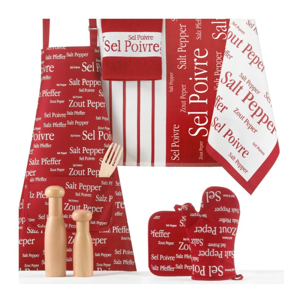 Sel & Poivre Oven Mitt Rouge 19 X 32 - Image 2