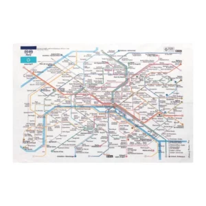 Paris RATP Tea Towel Blanc 72 X 48