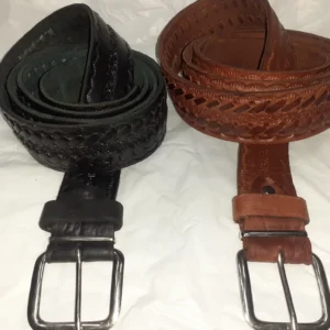 Cinturon hombre doble trenza