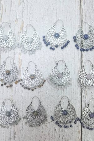 Pendientes de plata alemana