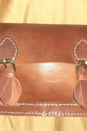 Bolso rectangular vacuno doble automático