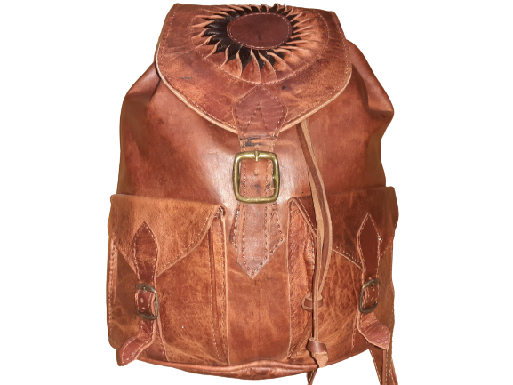 Mochila Marrakech doble bolsillo mediano sol