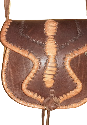 Bolso redondo cuerda combinado