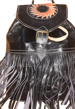 Mochila Fez flecos Sol