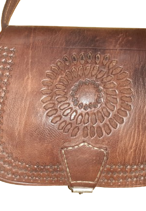 Bolso redondo vacuno sol