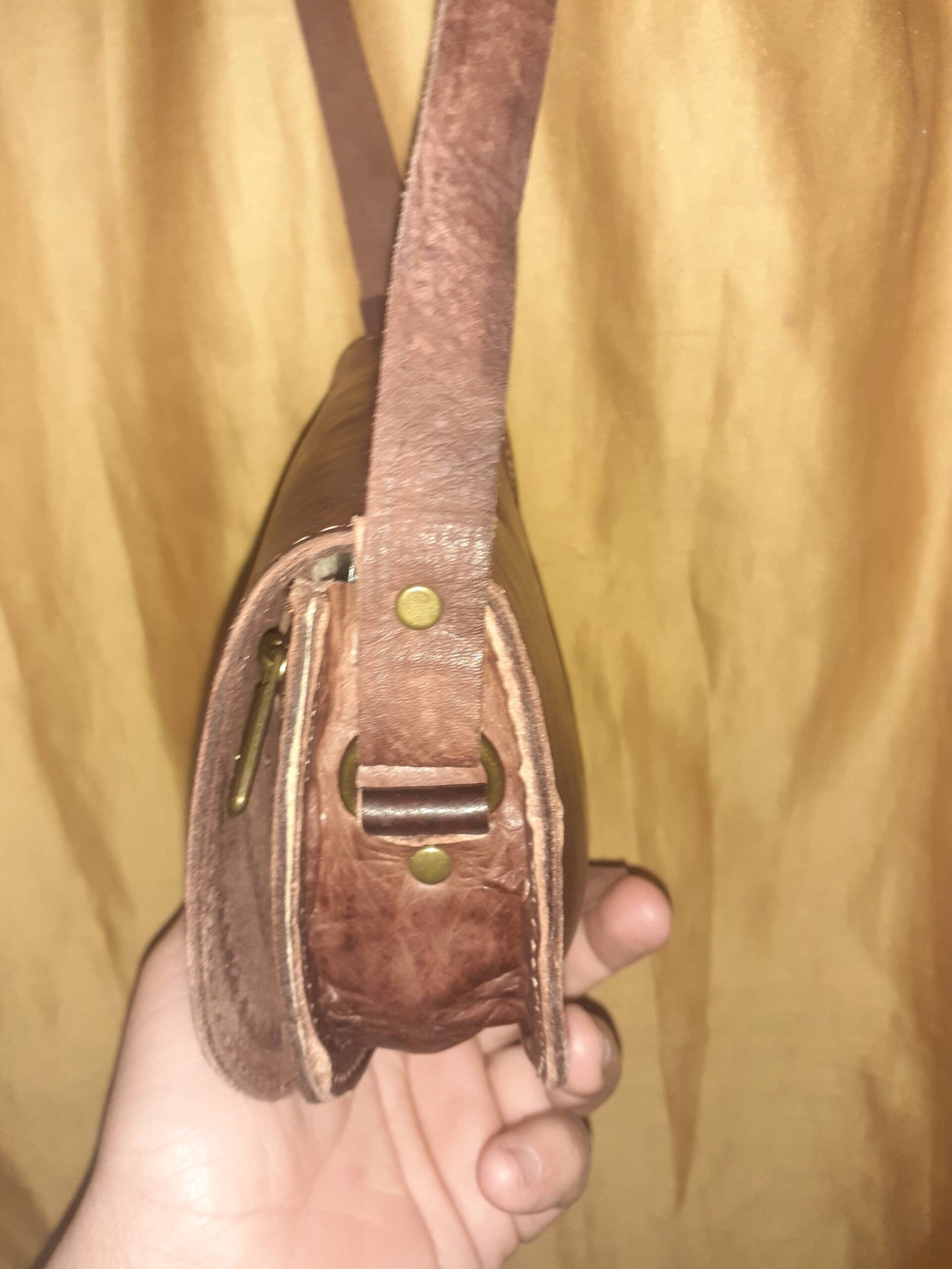 Bolso redondo calado/labrado mini - Image 6