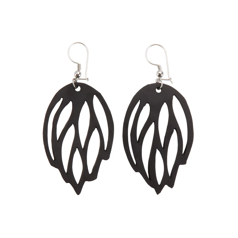 Autumn Recycled Rubber Earrings
