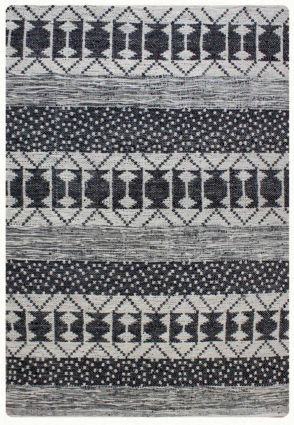 Zambezi Rug Ivoire/Charbon 160 X 230