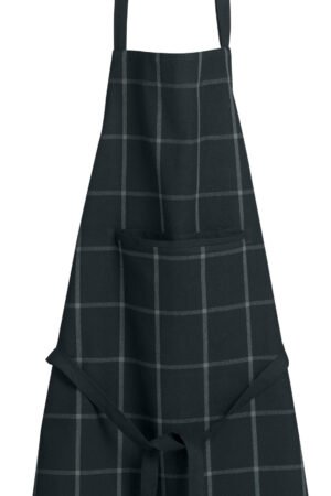 Doha Recycled Kitchen Apron Noir 80 X 85