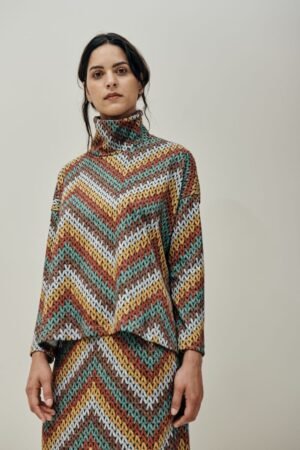Prince Sweater - Multicolor Herringbone