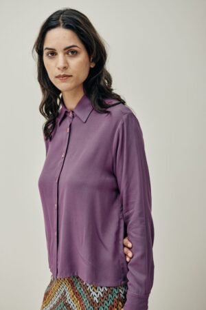 Iggy Shirt- Eggplant