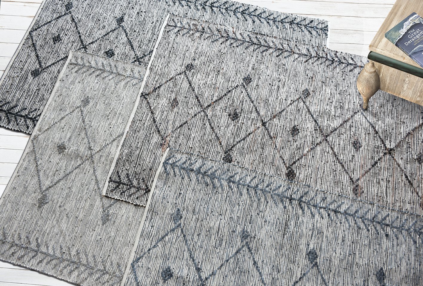 Leonie Rug Gris 160 X 230 - Image 2
