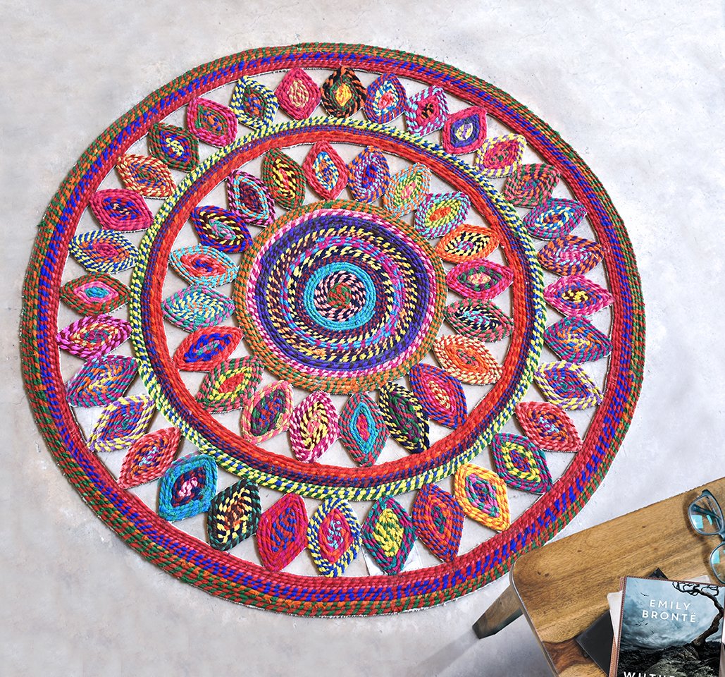 Bowey Rug Multicolore Diameter 90 - Image 2