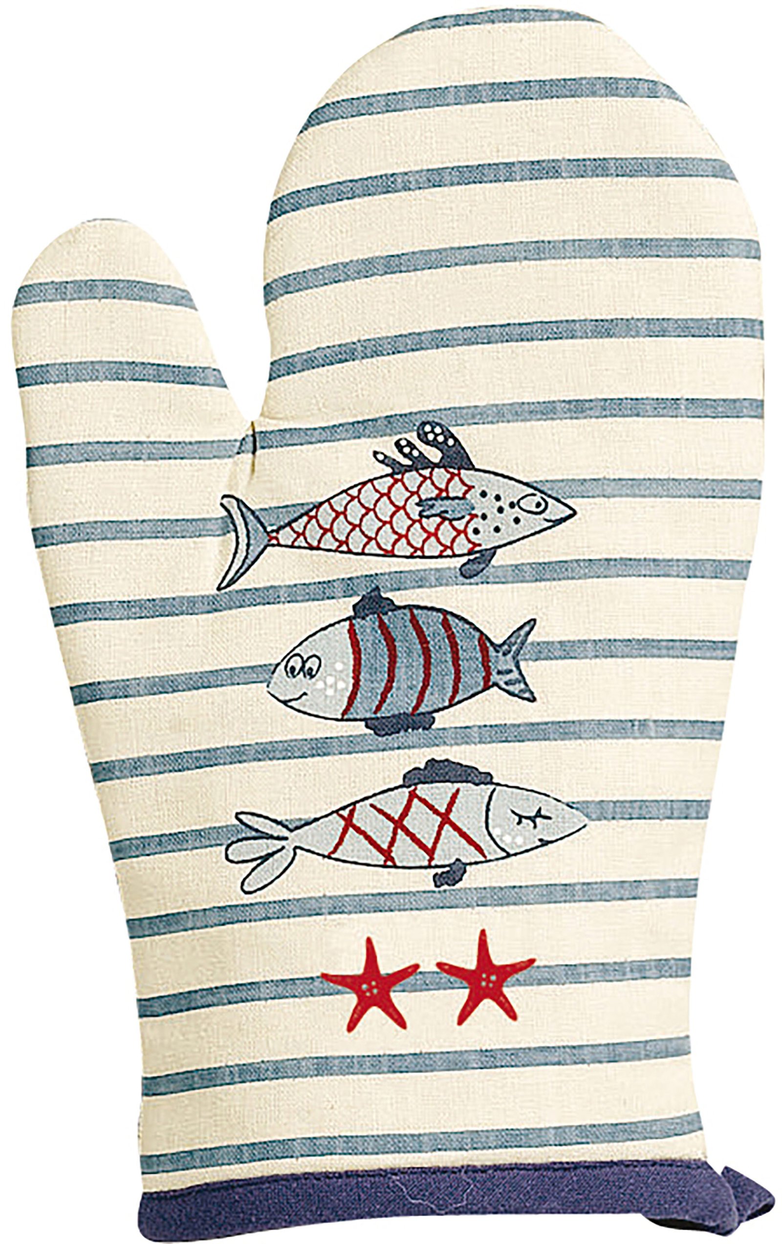 New Pesk Kitchen Glove Bleu 18 X 28