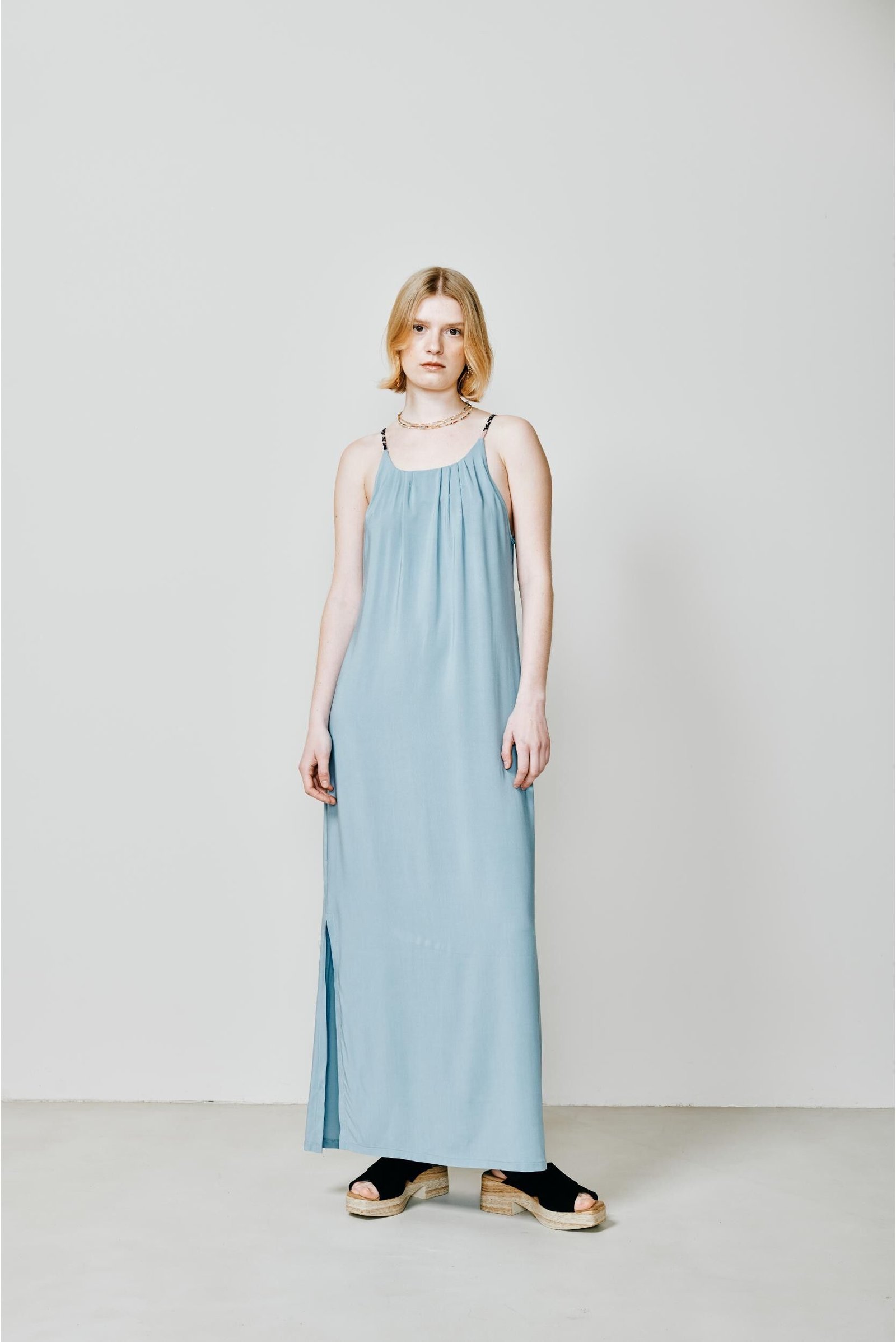 San Lucar Halter Dress - Blue | vestido halter azul