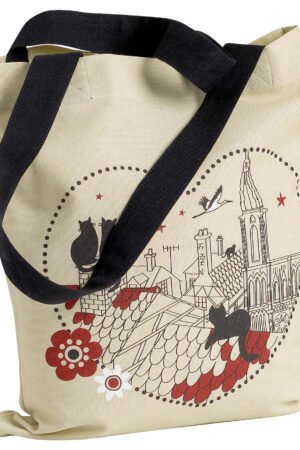 Chats Coeur Bag Beige 40 X 35