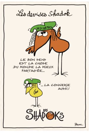 Shadoks Le bon sens Tea Towel Écru 48 X 72