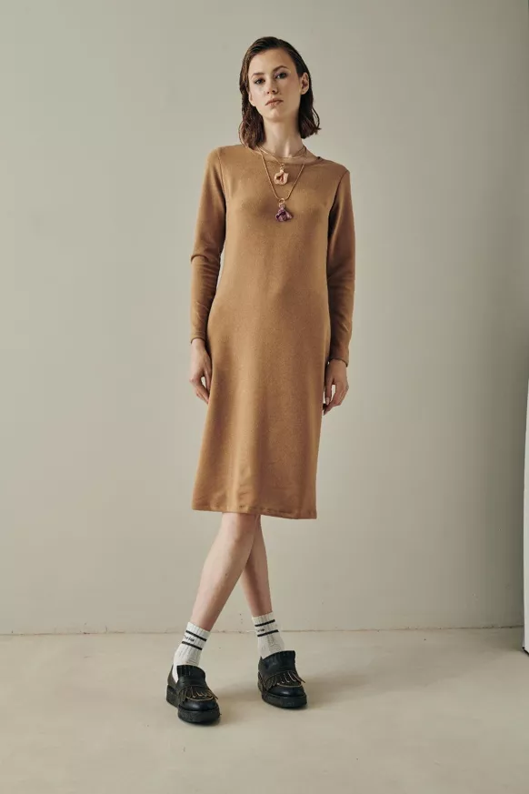 Alice-Beige Dress