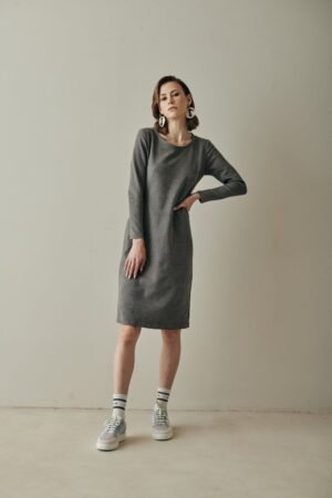 Alice Dress-Gray