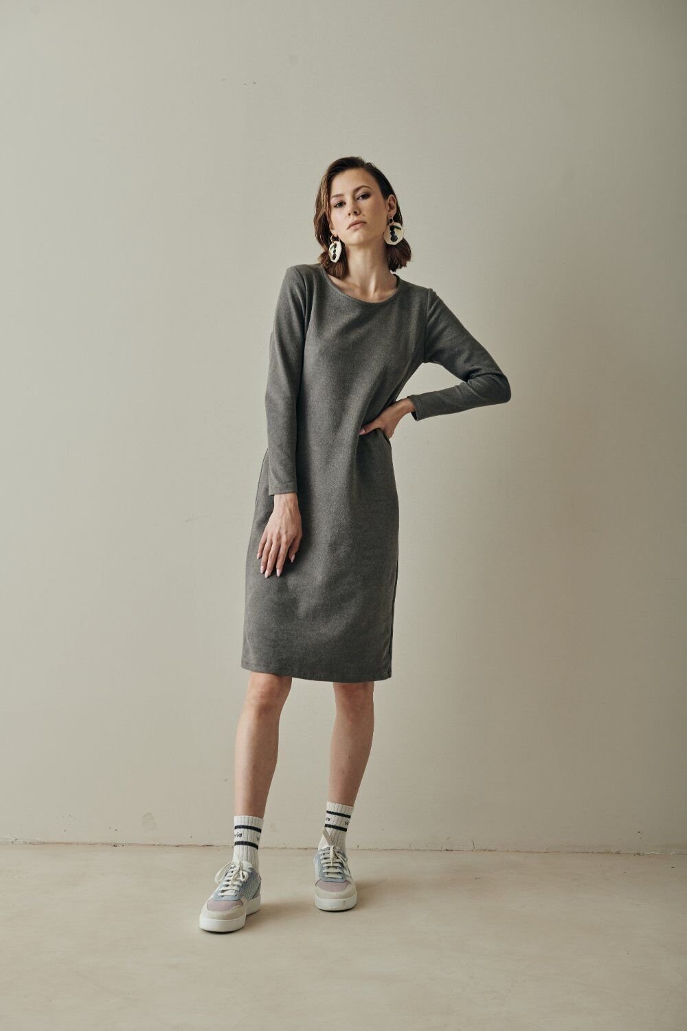 Alice Dress-Gray