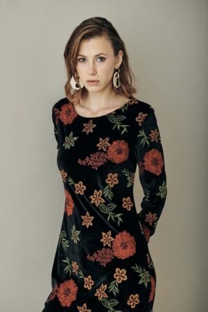 Alice-Embroidered Dress
