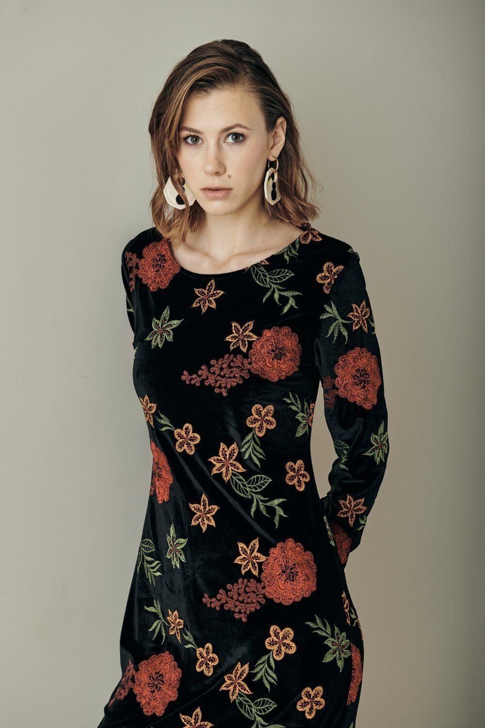 Alice-Embroidered Dress