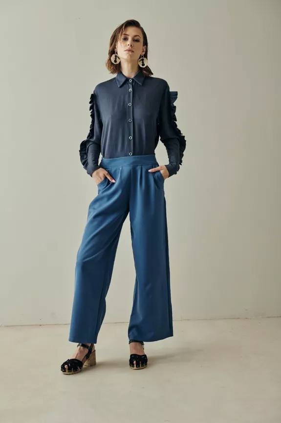 Urgell Trousers - Blue