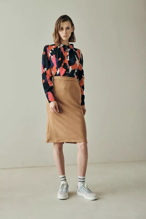 Short Graf Skirt - Beige