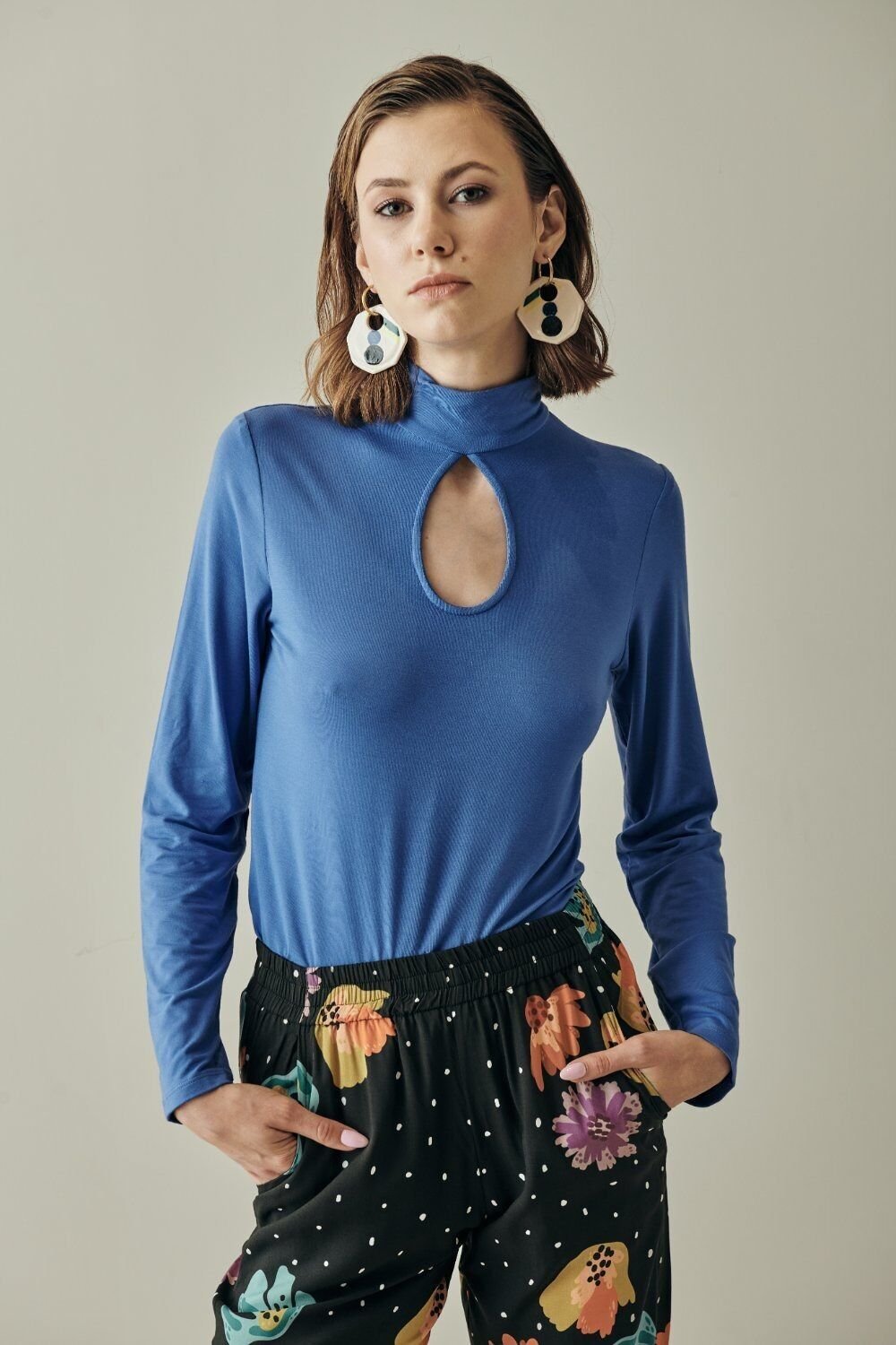 Top Alice- Indigo