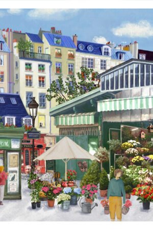 Marche aux fleurs Placemat Set Assortis 30 X 45