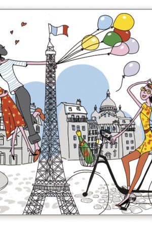 La Parisienne Placemat Set Assortis 30 X 45