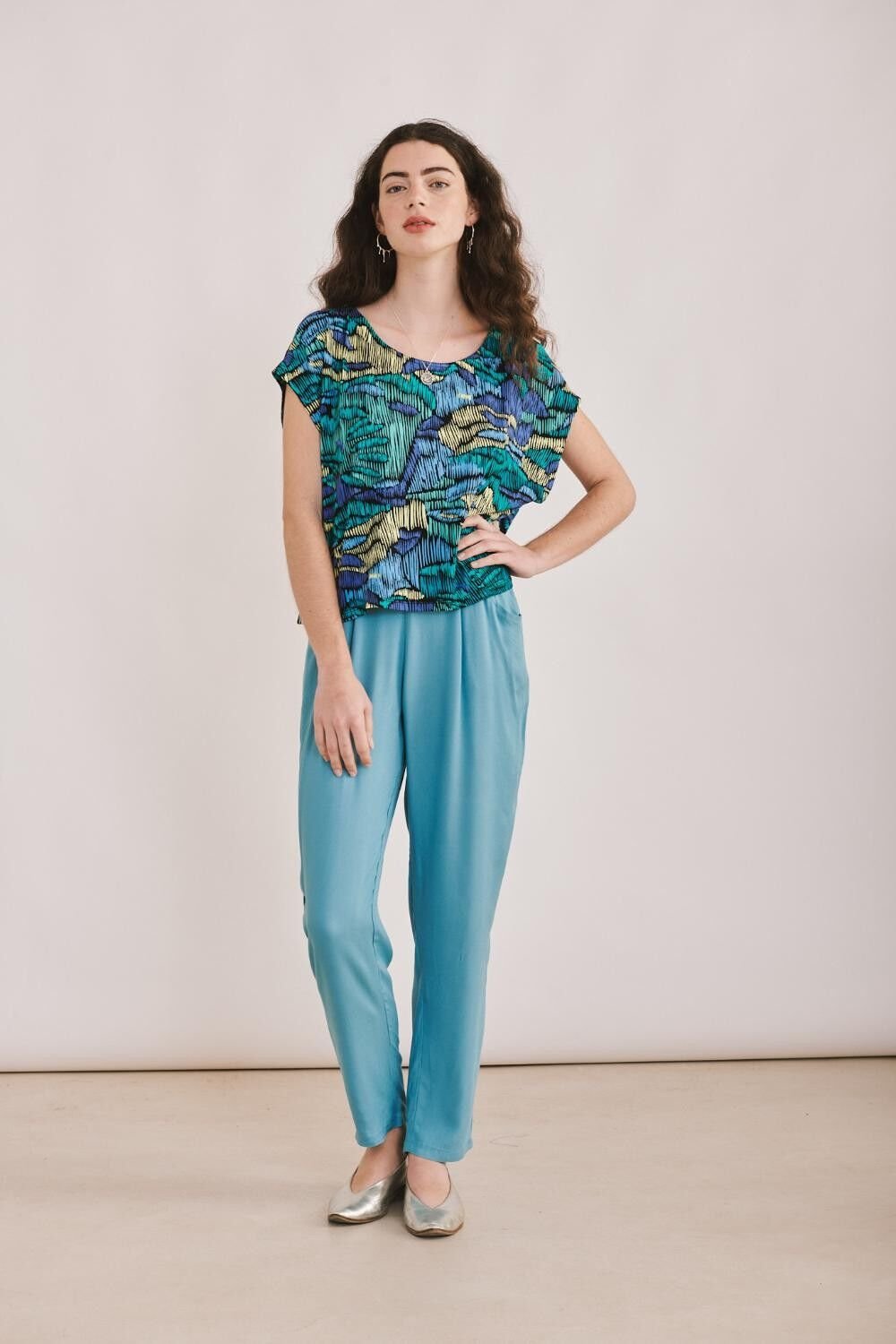Top June - Punto Viscosa Estampada