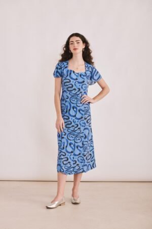 Jane Jacobs Dress - Original Snake Print