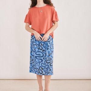 Eleanor Skirt - Original Snake Print