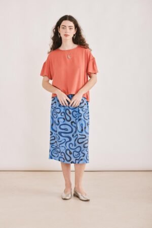 Eleanor Skirt - Original Snake Print