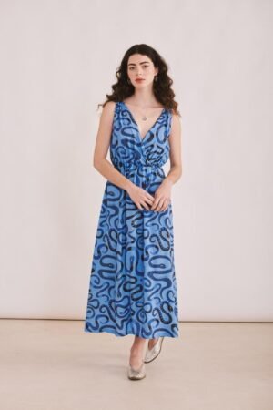 Margarita Dress - Original Snake Print