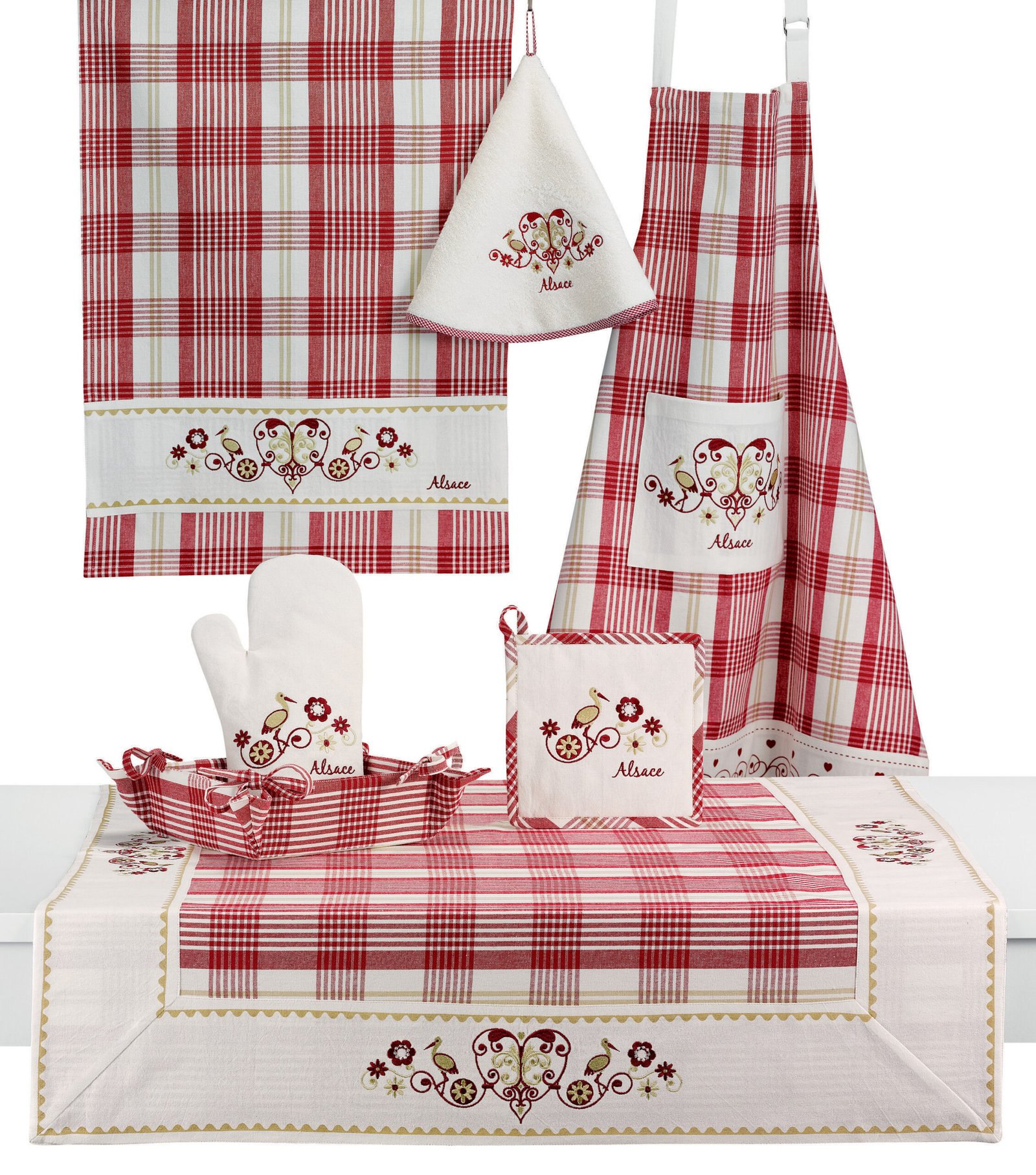 Harz Checkered Tea Towel Rouge 70 X 50 - Image 2