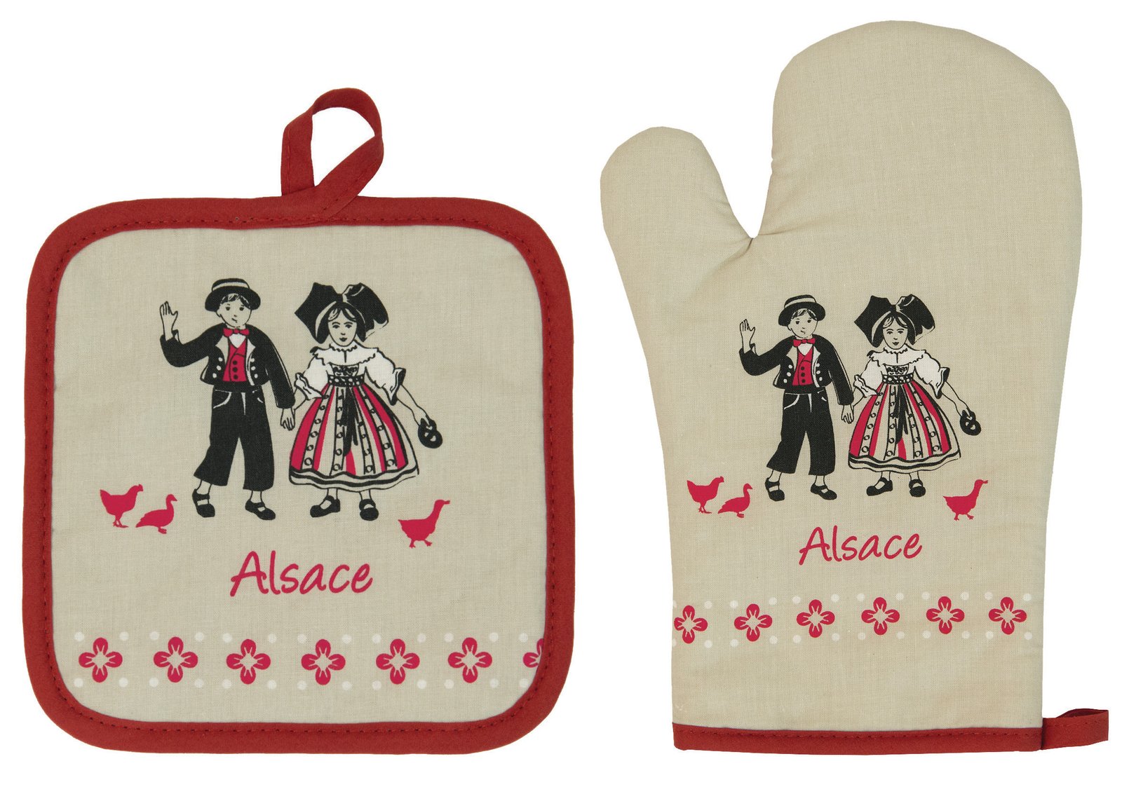 Oven Mitt and Pot Holder Ficelle 18 X 28 - Image 3