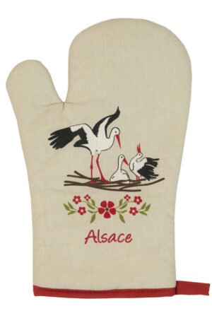 Zamma Oven Mitt and Pot Holder Ficelle 18 X 28